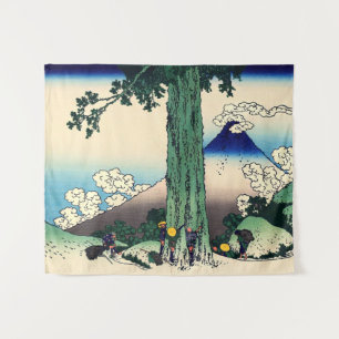 Katsushika Hokusai - Mishima Pass in Kai Province Tapestry