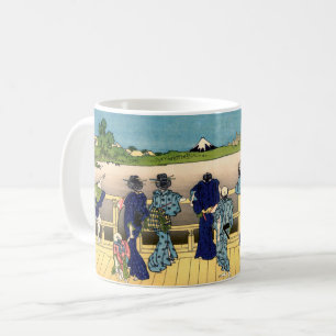 Katsushika Hokusai - Sazai hall, Temple 500 Rakan Coffee Mug