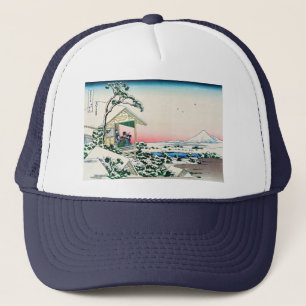 Katsushika Hokusai - Tea house at Koishikawa Trucker Hat