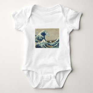 Katsushika Hokusai: The Great Wave at Kanagawa Baby Bodysuit