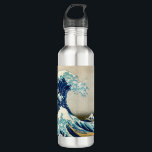 Katsushika Hokusai - The Great Wave off Kanagawa 710 Ml Water Bottle<br><div class="desc">The Great Wave off Kanagawa / The Wave - Katsushika Hokusai,  1829-1833</div>