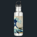 Katsushika Hokusai - The Great Wave off Kanagawa 710 Ml Water Bottle<br><div class="desc">The Great Wave off Kanagawa / The Wave - Katsushika Hokusai,  1829-1833</div>