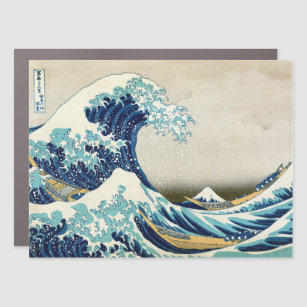 Katsushika Hokusai - The Great Wave off Kanagawa Car Magnet