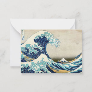 Katsushika Hokusai - The Great Wave off Kanagawa Card