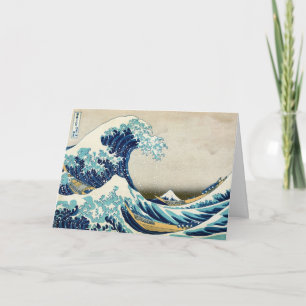 Katsushika Hokusai - The Great Wave off Kanagawa Card