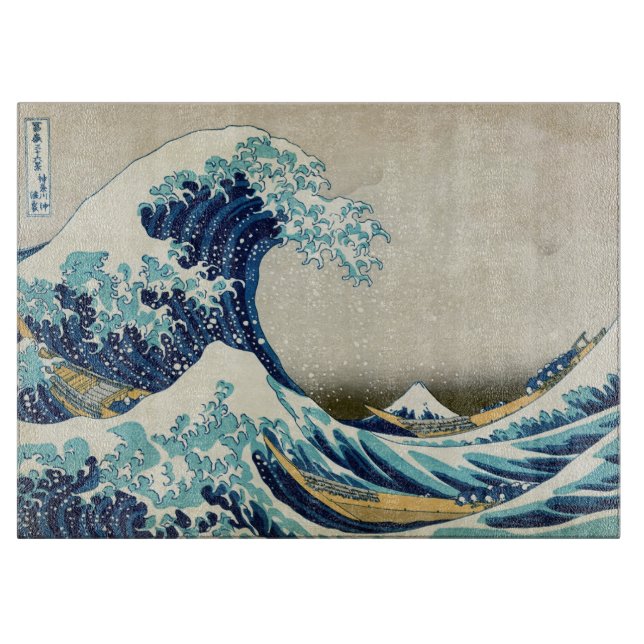 Katsushika Hokusai - The Great Wave off Kanagawa Cutting Board (Front)
