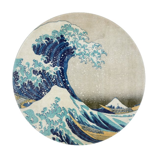 Katsushika Hokusai - The Great Wave off Kanagawa Cutting Board (Front)