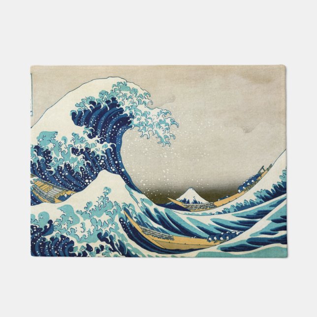 Katsushika Hokusai - The Great Wave off Kanagawa Doormat (Front)