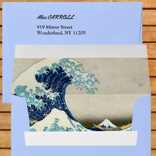 Katsushika Hokusai - The Great Wave off Kanagawa Envelope