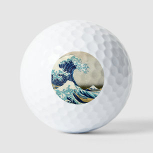 Katsushika Hokusai - The Great Wave off Kanagawa Golf Balls