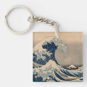 Katsushika Hokusai. The Great Wave off Kanagawa  Key Ring