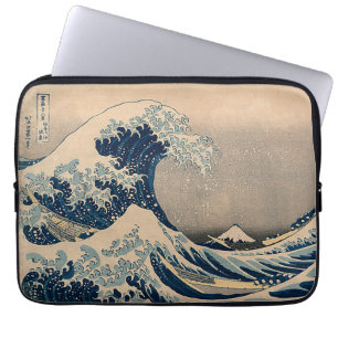 Katsushika Hokusai. The Great Wave off Kanagawa   Laptop Sleeve
