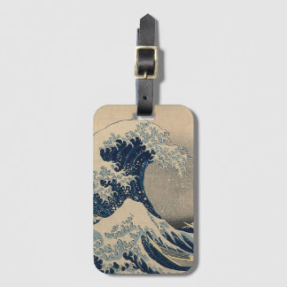 Katsushika Hokusai. The Great Wave off Kanagawa Luggage Tag