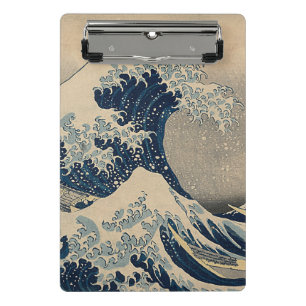 Katsushika Hokusai. The Great Wave off Kanagawa  Mini Clipboard