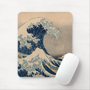 Katsushika Hokusai. The Great Wave off Kanagawa  Mouse Pad