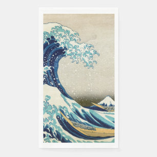 Katsushika Hokusai - The Great Wave off Kanagawa Napkin