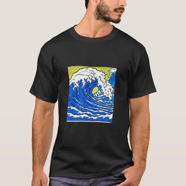 Katsushika Hokusai  The Great Wave off Kanagawa  P T-Shirt (Front)