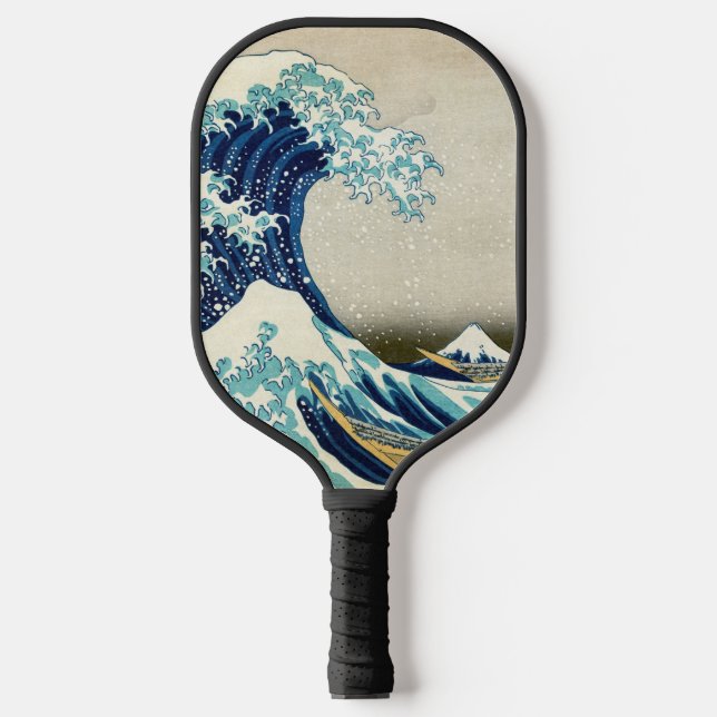 Katsushika Hokusai - The Great Wave off Kanagawa Pickleball Paddle (Front)