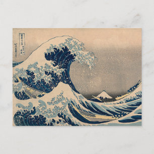 Katsushika Hokusai. The Great Wave off Kanagawa Postcard