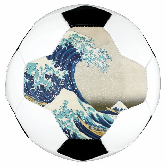 Katsushika Hokusai - The Great Wave off Kanagawa Soccer Ball (Front)