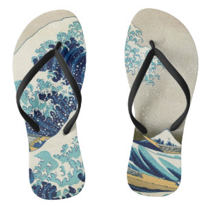 Katsushika Hokusai - The Great Wave off Kanagawa Thongs
