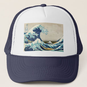 Katsushika Hokusai - The Great Wave off Kanagawa Trucker Hat