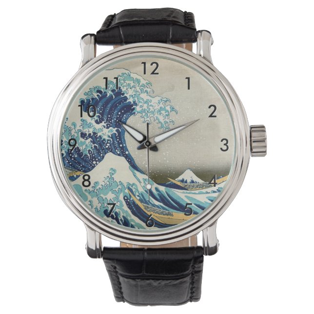 Katsushika Hokusai - The Great Wave off Kanagawa Watch (Front)