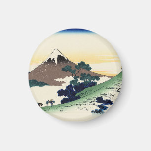 Katsushika Hokusai. The Inume Pass in Kai Provinc Magnet