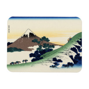 Katsushika Hokusai. The Inume Pass in Kai Provinc Magnet