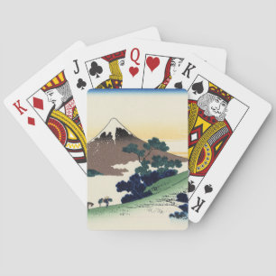 Katsushika Hokusai. The Inume Pass in Kai Provinc Playing Cards