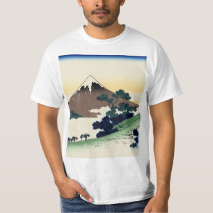 Katsushika Hokusai.  The Inume Pass in Kai Provinc T-Shirt