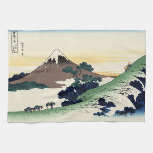 Katsushika Hokusai.  The Inume Pass in Kai Provinc Tea Towel
