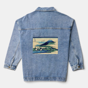 Katsushika Hokusai - Umegawa in Sagami province Denim Jacket