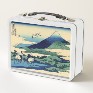 Katsushika Hokusai - Umegawa in Sagami province Metal Lunch Box