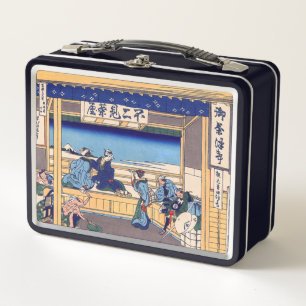 Katsushika Hokusai - Yoshida on the Tokaido Metal Lunch Box
