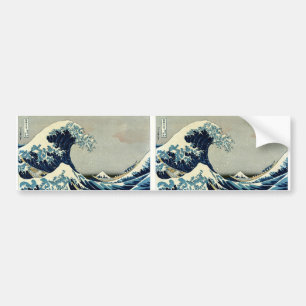Katsushika Hokusai's Great Wave off Kanagawa Bumper Sticker