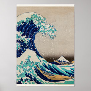 Katsushika Hokusai's The Great Wave off Kanagawa Poster