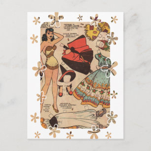 Katy Keene Halloween Costumes Postcard