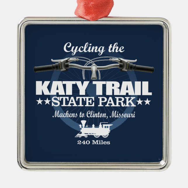 Katy Trail (H2) Metal Ornament (Front)
