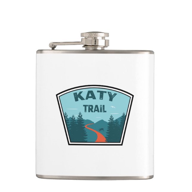 Katy Trail Hip Flask (Front)