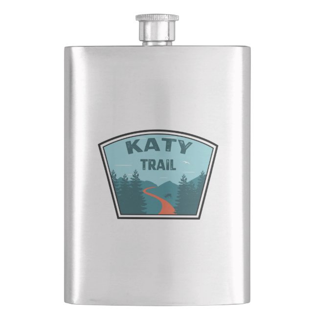 Katy Trail Hip Flask (Front)