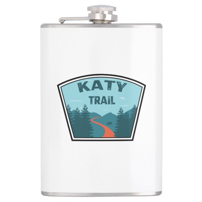 Katy Trail Hip Flask (Front)
