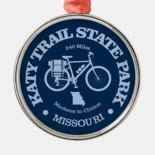 Katy Trail State Park (cycling) Metal Ornament