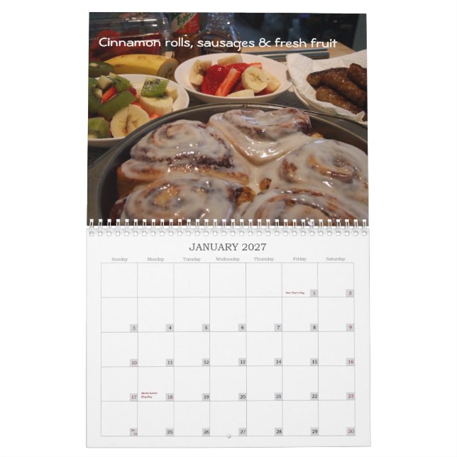 Katy's Kitchen 2013 Calendar (Jan 2027)