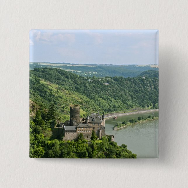 Katz Castle 15 Cm Square Badge (Front)