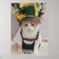 KATZE/CAT Funny German Cat