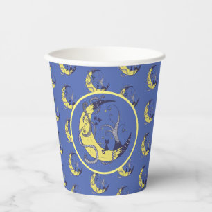Katze im Mond Paper Cups