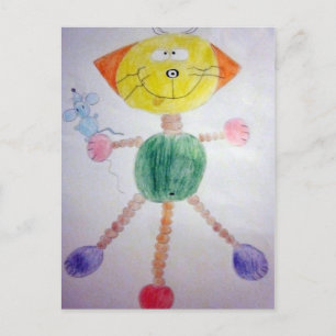 Katze und Maus Postcard