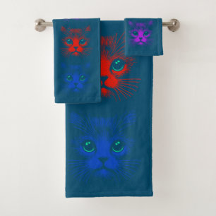 Katzen Themen Bath Towel Set