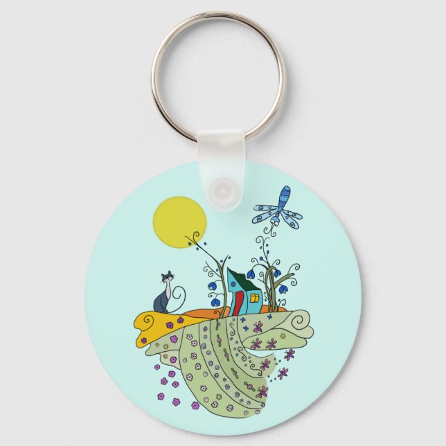 Katzenhaus Key Ring (Front)